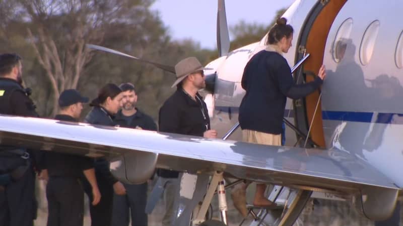 Mochilero alemán rescatado del Hospital Australiano Outback deja