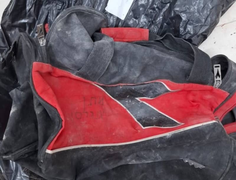 La bolsa de Matan Angrest recuperada por IDF de Gaza