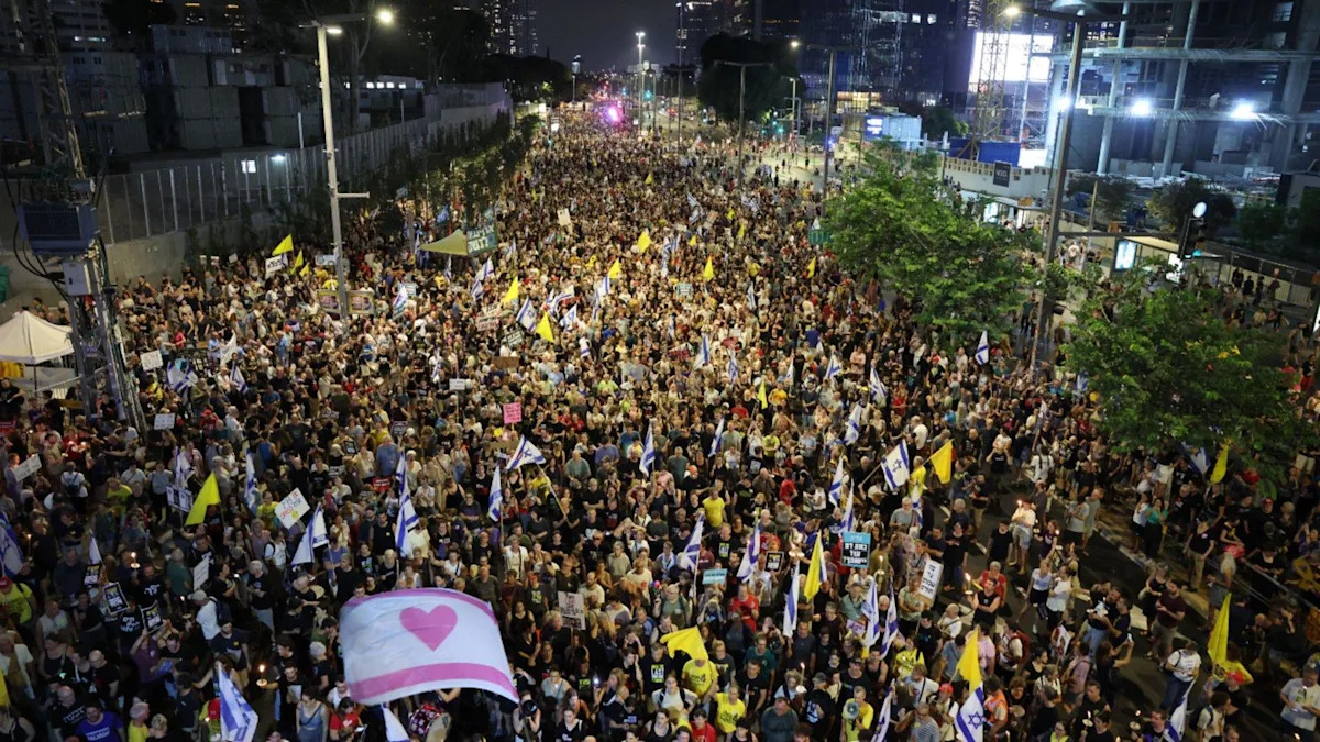 Los manifestantes intensifican la presión contra Netanyahu Plan para expandir la guerra de Gaza