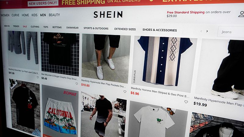 Italia Mano de moda Fast Fashion Minorista Shein € 1 millón de lavado verde fina