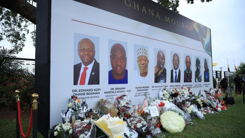 Ghana promete una investigación completa sobre el accidente de helicóptero que mató a dos ministros
