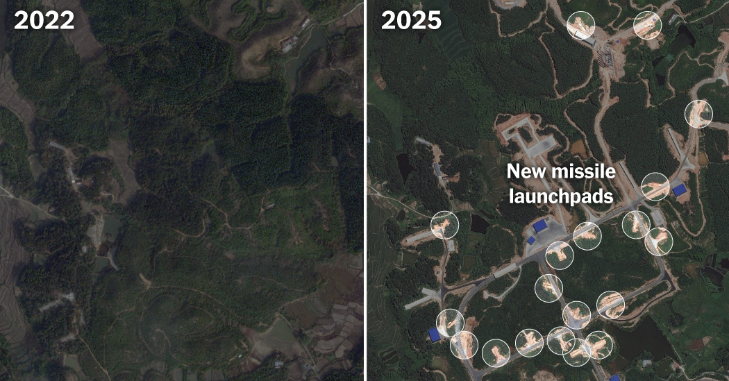 Los misiles que amenazan a Taiwán – The New York Times