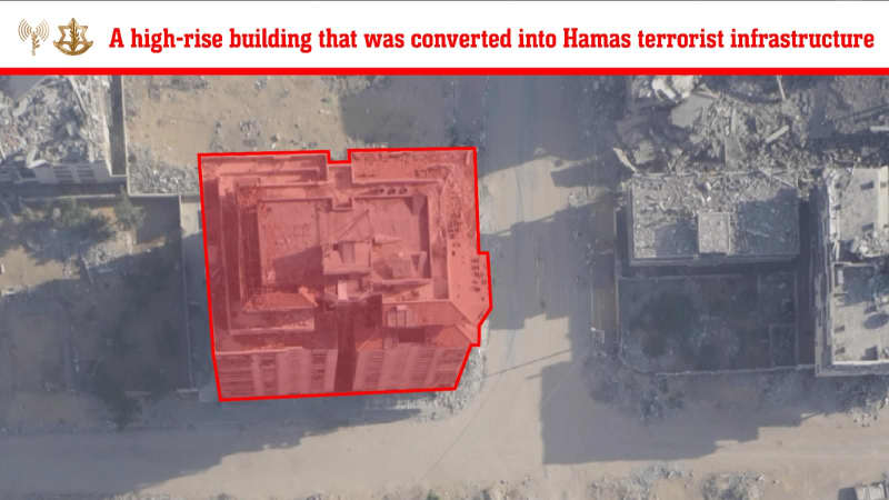 Las FDI matan al terrorista de Nukhba Senior, destruye la infraestructura terrorista en la ciudad de Gaza High Rise